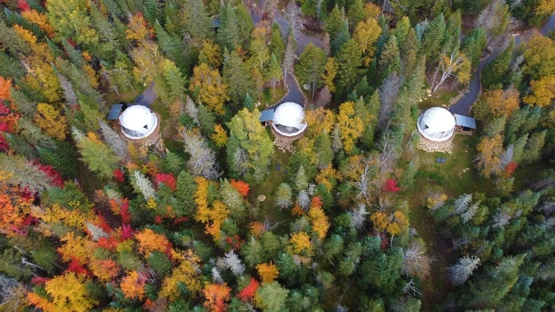 Dome Tents Overlook In Quebec Dome Tents Overlook In Quebec