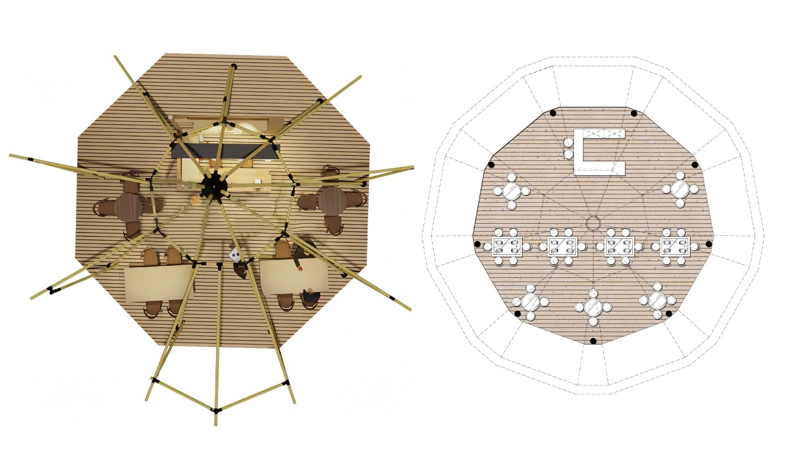 Tipi Tent Floor Plan