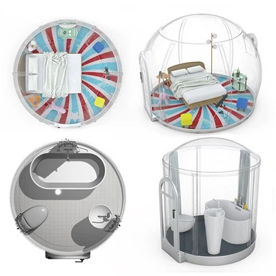 Burbuļu kupola telts